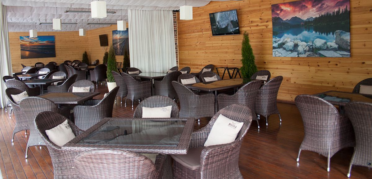 Ресторан Fish Point недалеко от КП Елочка