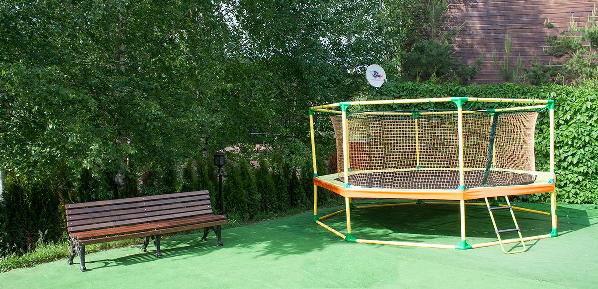 Батут для детей в ресторане Fish Point, КП Елочка